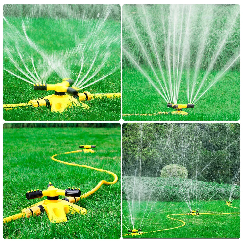 Rotating Irrigation Sprinkler 360 Degree Automatic Rotating Yard Garden Lawn Coverage Water Sprinkler Irrigation Water Sprayer