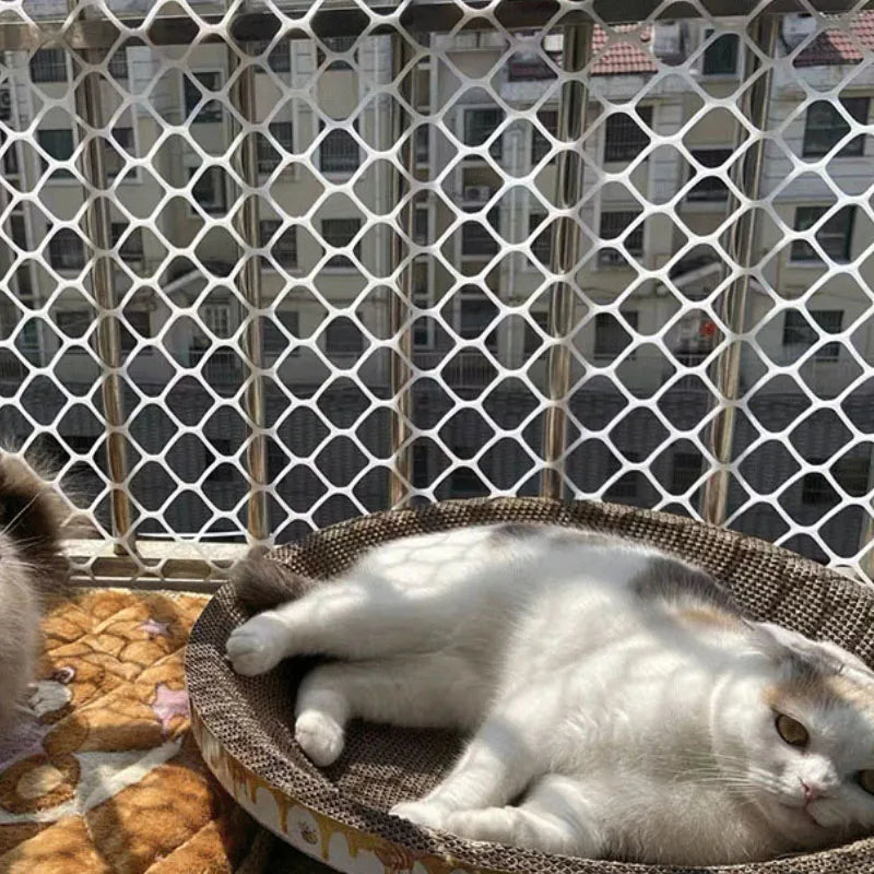 Protective Nets, Used for Balcony Railings, Agricultural Fences, Isolation, Plastic Nets Gardens,pet Chicken Nets,easy To Clean