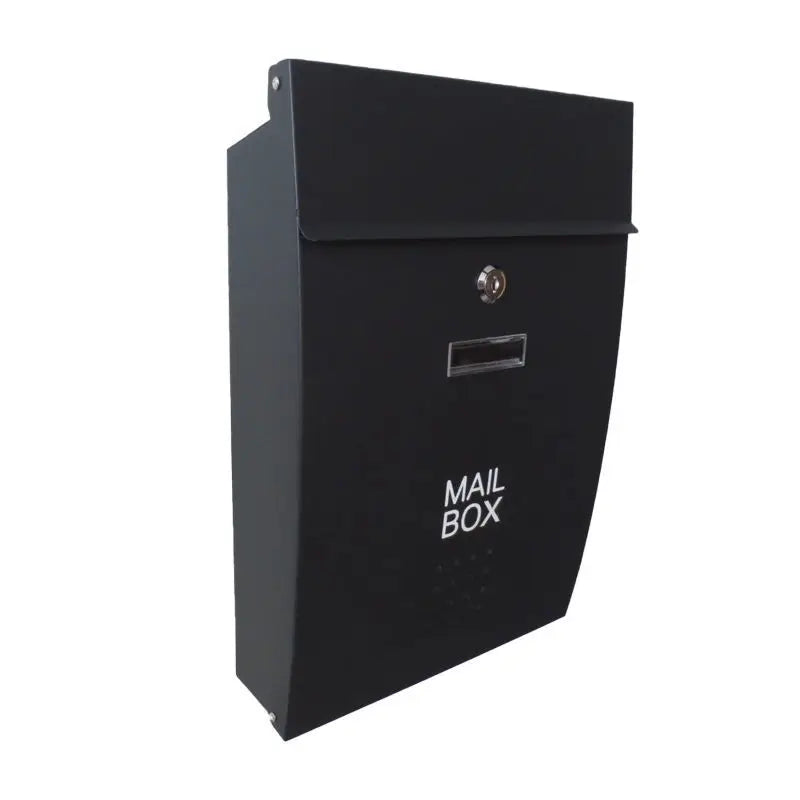 Wall-mounted stainless steel mailbox outdoor lock complaint suggestion box creative suggestion box punch-free letterbox