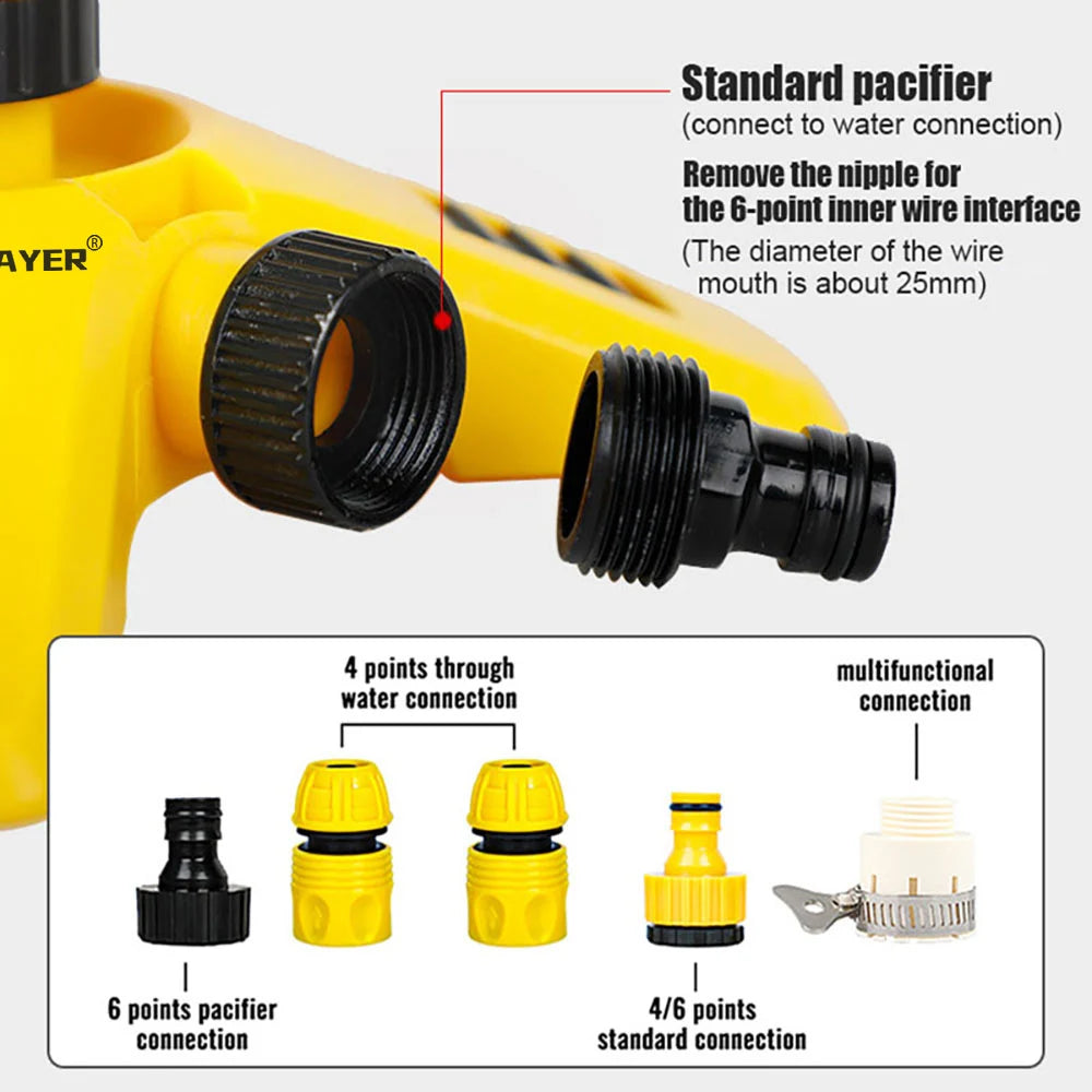 Rotating Irrigation Sprinkler 360 Degree Automatic Rotating Yard Garden Lawn Coverage Water Sprinkler Irrigation Water Sprayer