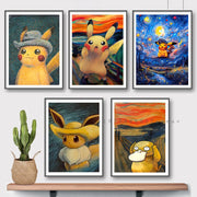 Pikachu Wall Art Poster