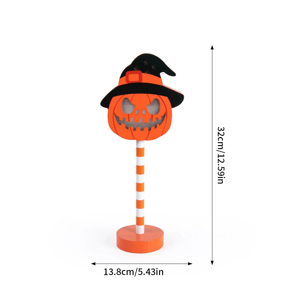 Halloween Party Decorations Horror Skull Pumpkin Ghost Lantern Hanging Ornament Witch Hat Bat Decor Outdoor Halloween Supplies