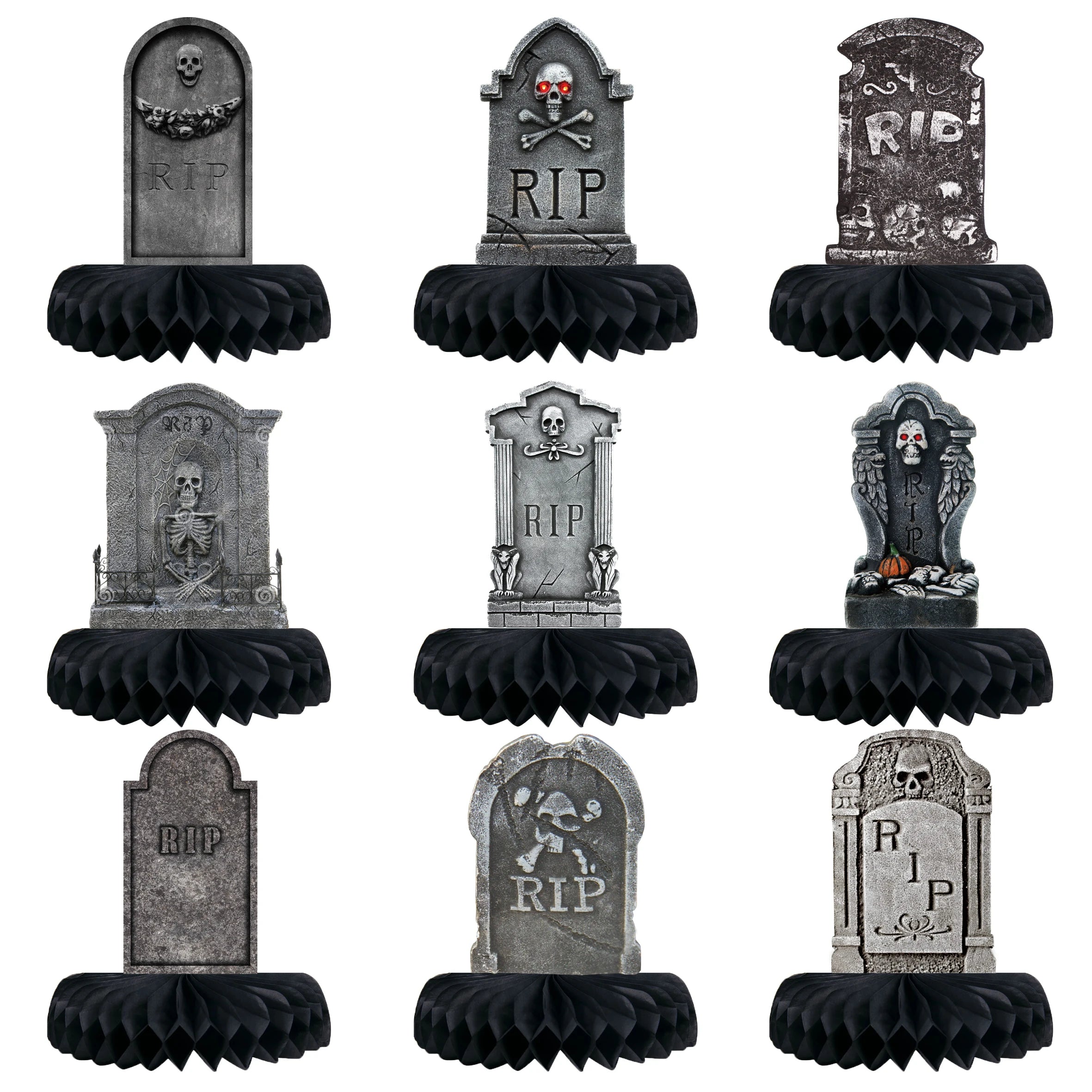 Halloween Party Decorations Horror Skull Pumpkin Ghost Lantern Hanging Ornament Witch Hat Bat Decor Outdoor Halloween Supplies