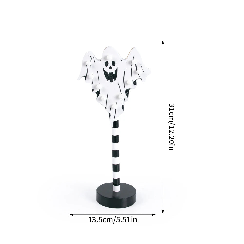 Halloween Party Decorations Horror Skull Pumpkin Ghost Lantern Hanging Ornament Witch Hat Bat Decor Outdoor Halloween Supplies