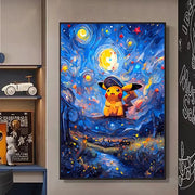 Pikachu Wall Art Poster